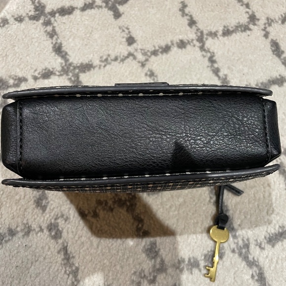 Fossil Campbell Crossbody Black Bag - Picture 2 of 5